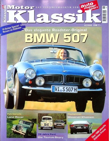 Deckblatt Motor Klassik (06/2000)